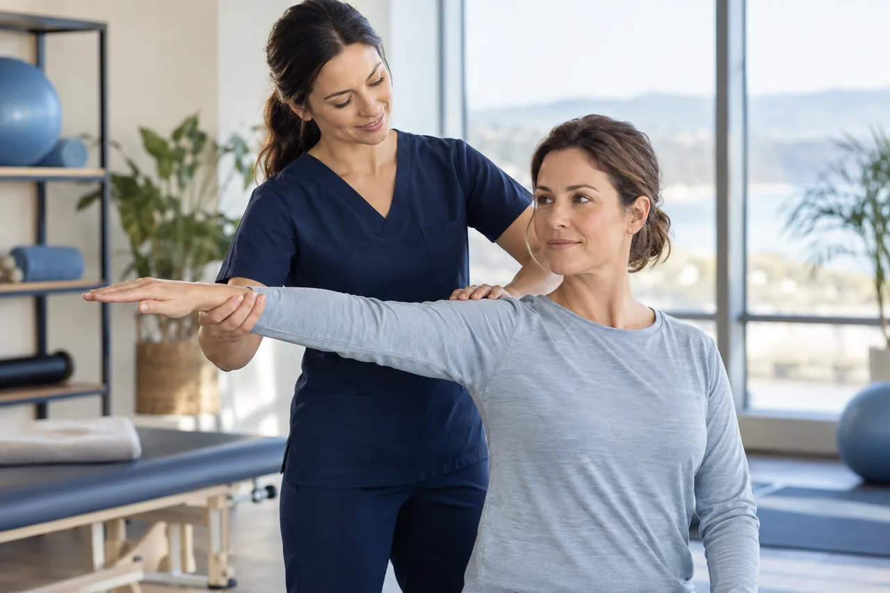 Escena de fisioterapia en Jorana Spa