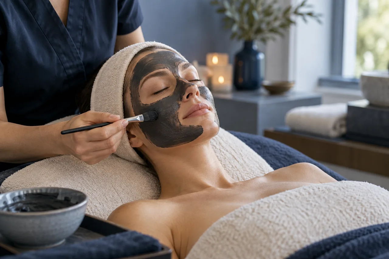 Escena de hollywood peel en Jorana Spa